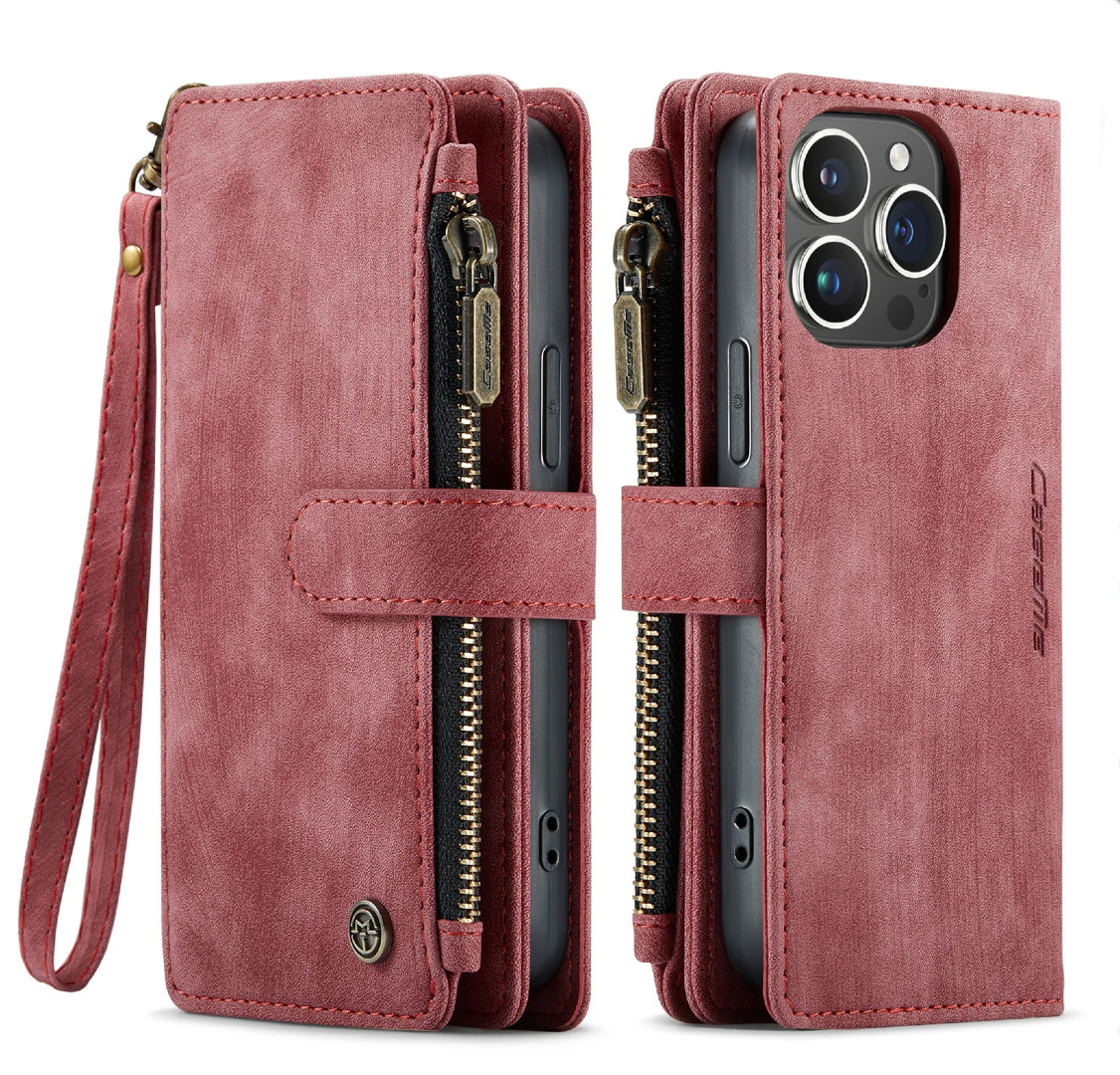 Wallet Red - Apple Iphone Etui Zamykane