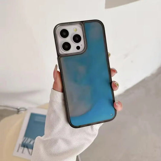Blue Dark - Apple Iphone Etui Neonowe