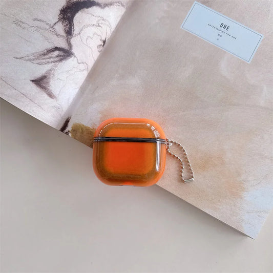Dark Orange - Apple Air Pods Etui Neonowe