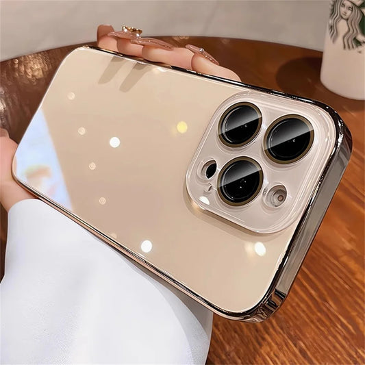 Glass Premium Gold - Apple Iphone Etui Szklane